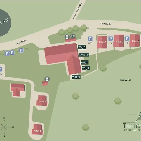 Timmenhus - Ferienhaeuser Am Feldrand *