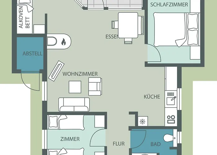 Timmenhus - Ferienhaeuser Am Feldrand